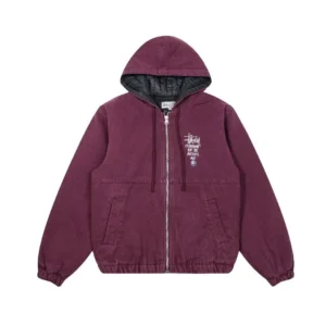 Stussy Contemporary Hooded Zipper Closure Jacket