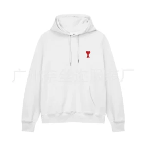 Ami Timeless Heart Embroidery Casual Sweatshirt