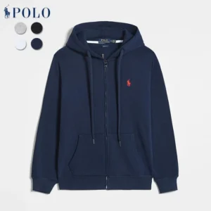 Polo Ralph Lauren Cozy Zip-Up Casual Hoodie