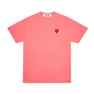 Comme des Gar?ons PLAY Heart Print Casual Tee