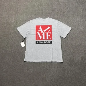 Leon Dore AME Creative Pattern Casual Graphic T-Shirt