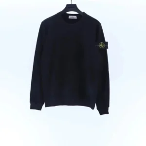 Stone Island Classic Crewneck Soft Cotton Sweatshirt