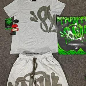 SYNA Urban Graffiti T-Shirt & Shorts Summer Set