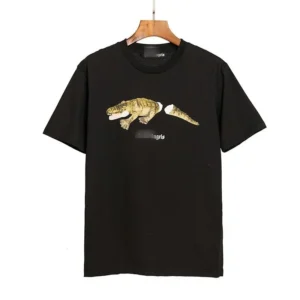 Palace Crocodile Pattern T-Shirt, Eye-Catching Style
