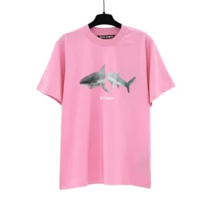 Palm Angels Trendy Shark Print Daily T-Shirt
