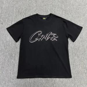 Critz Star Emblem Black Casual Daily T-Shirt