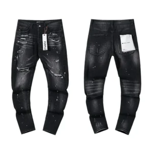 Purple Sand Vintage Worn Distressed Denim Jeans