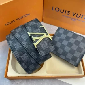 LV Timeless Belt and Wallet Matching Set