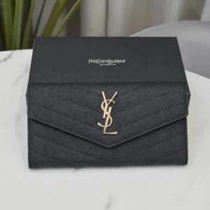 YSL Monogram Leather Purse Premium Quality