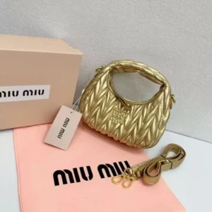 Miu Miu Graceful Quilted Mini Satchel Cute
