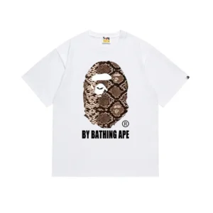 Bathing Ape Trendy Snake Pattern Short Sleeve Tee