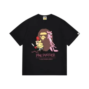 Bape Pink Panther Co-branded Printed Tee