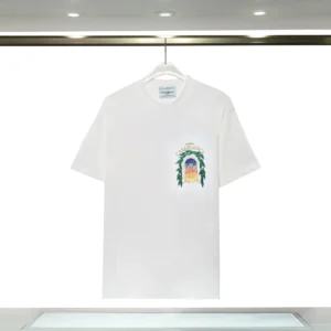 Casablanca Chic Artistic Printed Casual T-Shirt