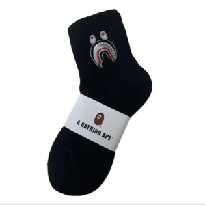 A Bathing Ape Trendy Shark Printed Classic Socks