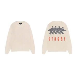 Stussy Classic Crewneck Sweater with Iconic Print
