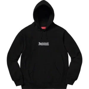 Supreme Box Logo Basic Black Everyday Hoodie