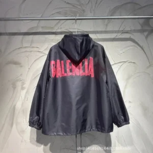 Balenciaga Prominent Logo Windproof Jacket