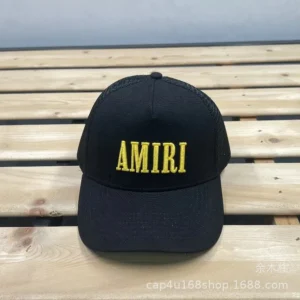 Amiri Classic Trucker Cap with Exquisite Embroidery