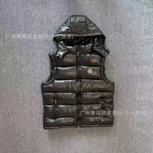 Moncler Thin Comfort Hooded Sleeveless Vest