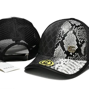 Gucci Snake Print Chic Trendy Baseball Cap