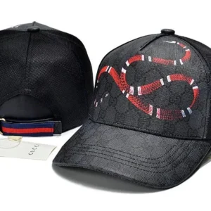 Gucci Snake Pattern Trendy Baseball Hat