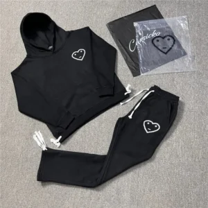Casicko Heart Hoodie & Pants Matching Set