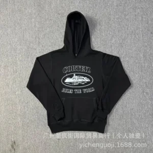 Corneil Daring Ship Print Hoodie