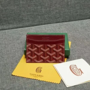 Goyard Patterned Card Holder Unique Design