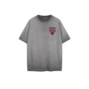 Miu Miu Relaxed Loose-Fit Casual T-Shirt