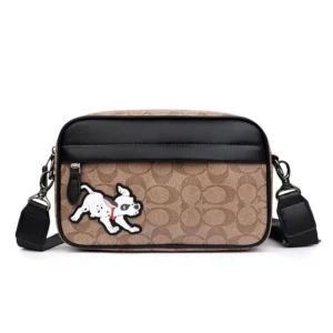 Coach Signature Dalmatian Print Crossbody Handbag