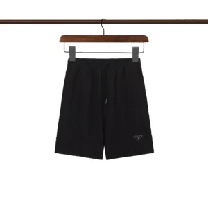 Prada Timeless Logo Patch Casual Shorts