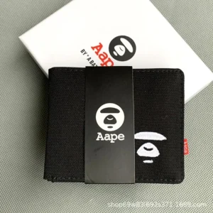 Aape Bape Space-Saving Sleek Minimalist Wallet