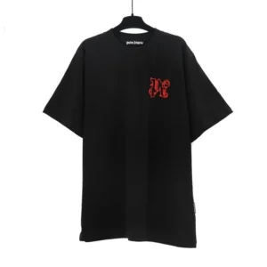 Palm Angels Classic Tee with Delicate Embroidery