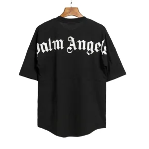 Palm Angels Eye-Catching Logo Casual T-Shirt