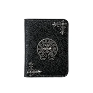 Chrome Hearts Premium Leather Passport Cover Case