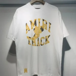 Amiri Loose Relaxed Fit Track Style T-Shirt